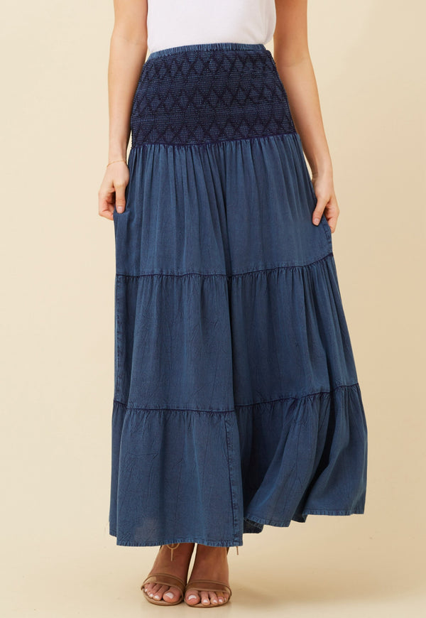 Sophia skirt - Indigo