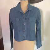 Crop denim jacket
