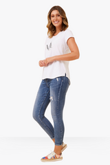 AZE tee- white