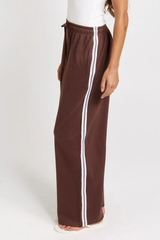 Nikki Relax Cotton Jogger - Chocolate