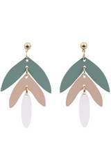 KiKi Green Leaves Earrings