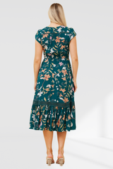 Maggie Dress - multi green