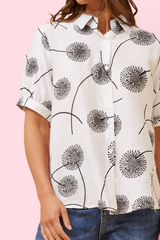 Dandelion Monochrome Top