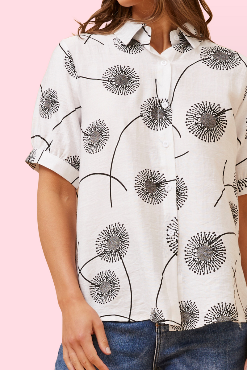 Dandelion Monochrome Top