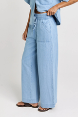 Saffra Relax Leg Jean - Medium Wash