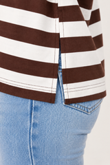 Ziggy top - brown