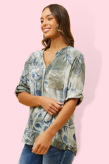 Bobbie top - Sage
