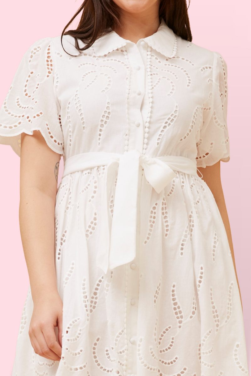 Avril Lace Trim Dress