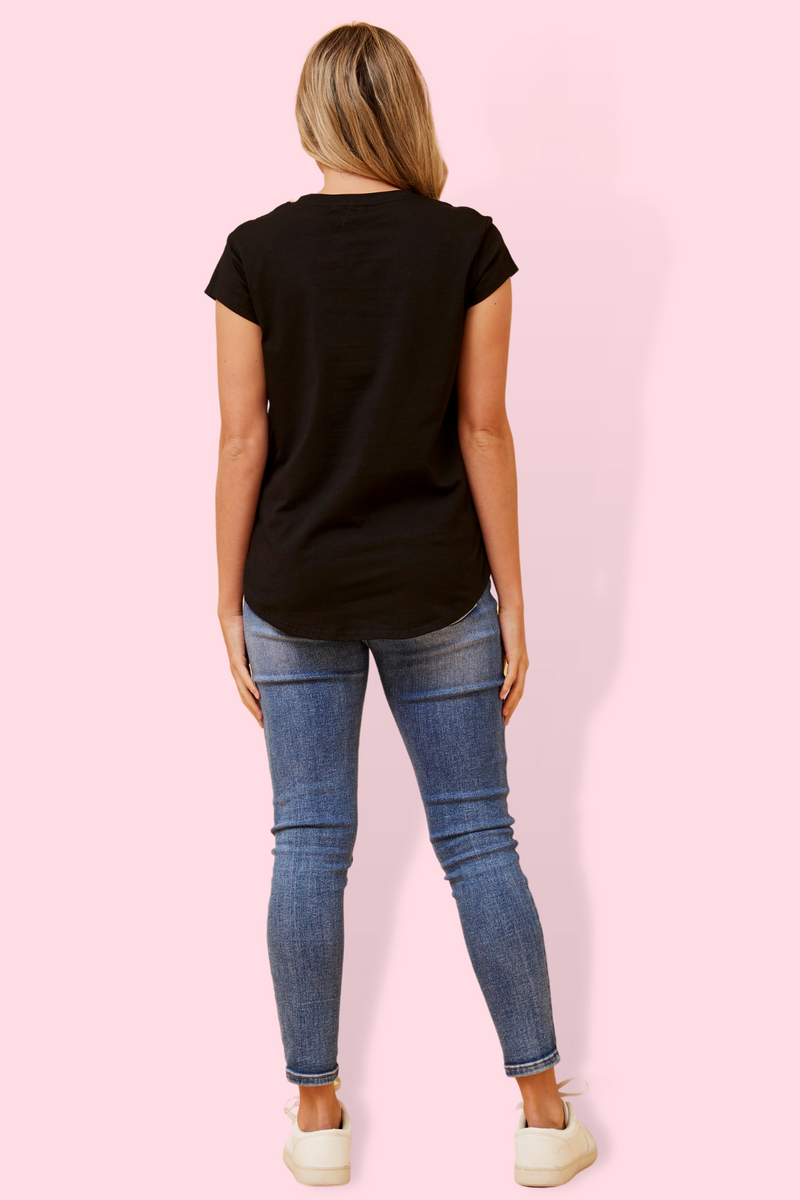 Co Co Tee - Black