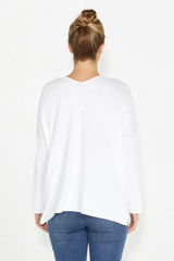SASS - Angelina Reversible Knit - White
