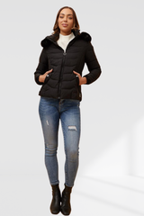 Bella puffer jacket - Black