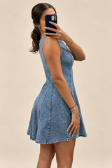 Nomic denim dress - acid wash