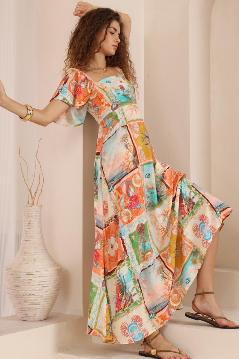 Katie Coastal Maxi Dress