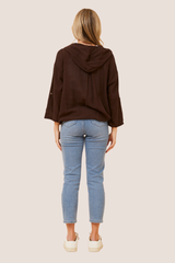 Fiona solid jacket - bitter chocolate