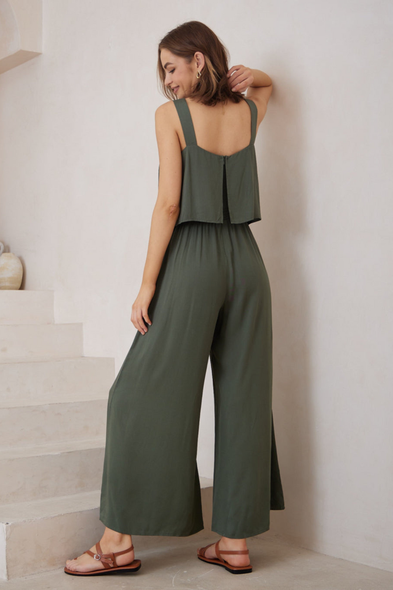 Carla jumpsuit - khaki