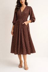 Scottie spot dress