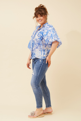 Selena shirt - Blue