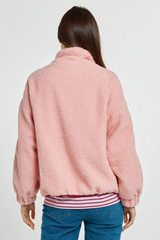Aubrey Fleece Jacket - Pink/Plum
