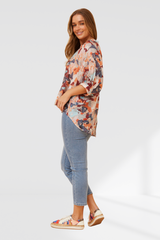 Rachael top - multi orange