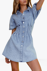 Zephyra Dress - Denim