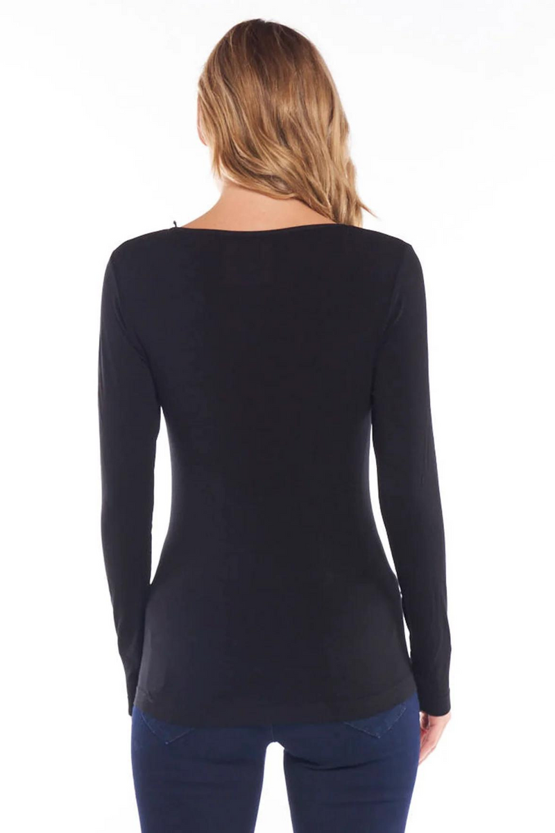 Kelli Long Sleeve Top - Black