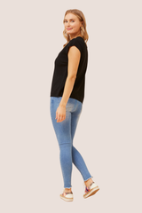 Evie top - black