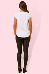 Coco Jadore Graphic Tee - White