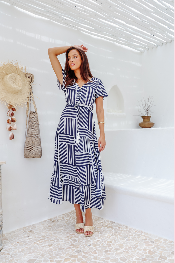 Palm Springs Maxi Dress - Navy