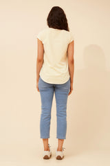 Vogue tee- lemon sorbet