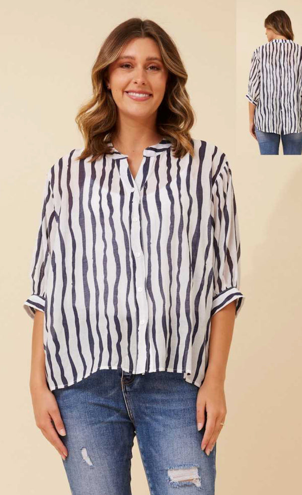 Amoreta Shirt - Navy