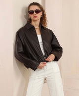 Mia pu jacket - chocolate