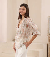 Isla frill top