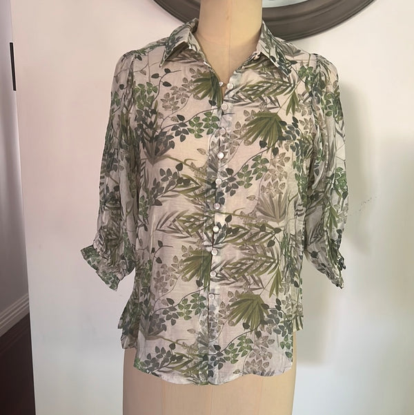 Sally Shirt - multi green