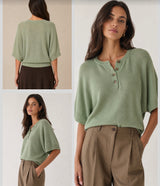 Jenny raglan knit - green