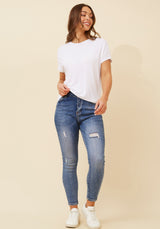 Pamela top - white