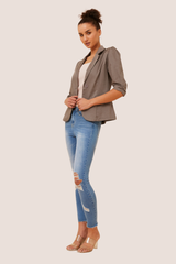 Anna blazer- taupe