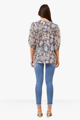 Sonia shirt - multiple blue