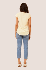 Vogue tee- lemon sorbet