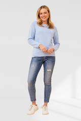 Pippa knit  - Sky Blue