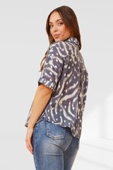 Gabriella shirt - Indigo