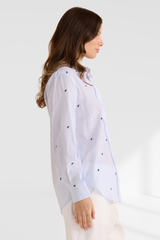 Reid Shirt - Blue Bow Stripe