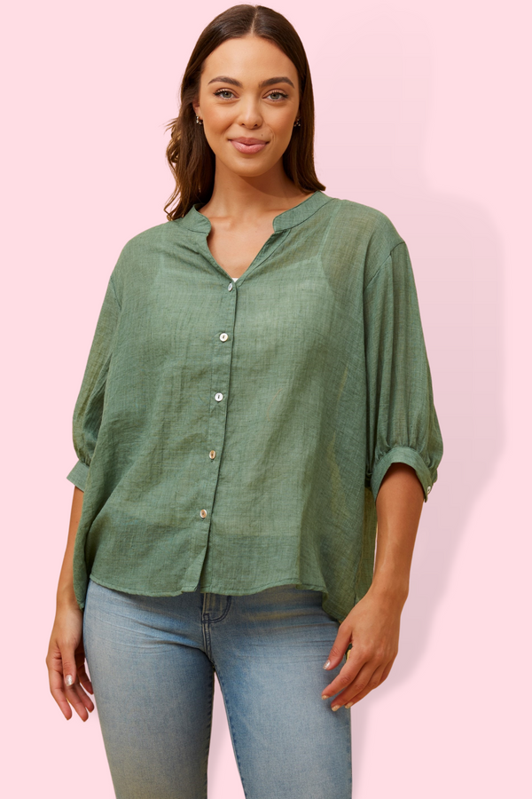 Rachael Shirt - Green