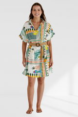 Archer Dress - Paradise Print