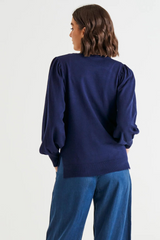 Charlotte Knit Jumper - dark blue