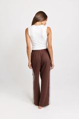 Nikki Relax Cotton Jogger - Chocolate