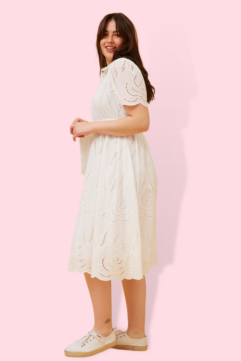 Avril Lace Trim Dress