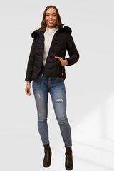 Bella puffer jacket - Black