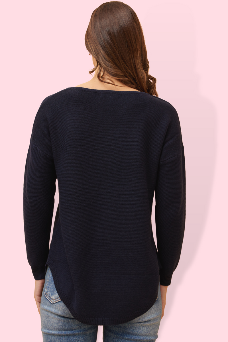 Aria knit - Navy