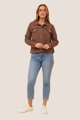 Marjorie jacket - chocolate