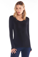 Kelli Long Sleeve Top - Black